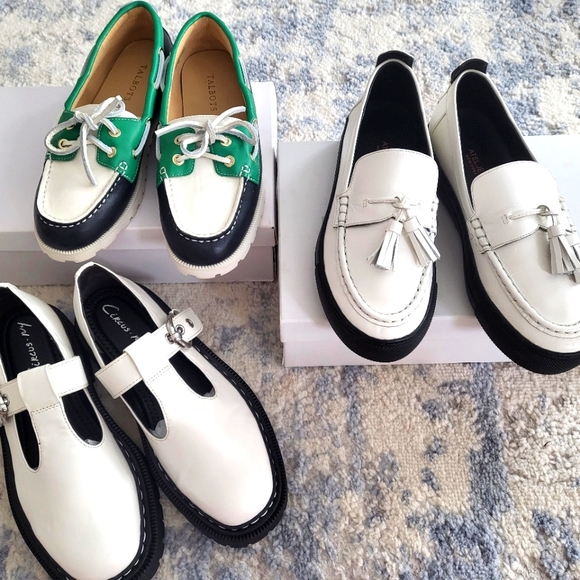 Womens platform loafers size 7 - Lot of 3 pairs NEW W.O BOX - Picture 1 of 11